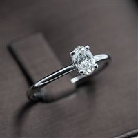 Fabriano - Piazza del Comune 25 - Ring Lux Gioielli Woman in White Gold Diamante 0.51 Ct ANL3544;051;Q;BI - ANL3544;051;Q;BI